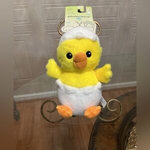 Giftable Duck Ball Body Very Solf Dog Toy Clinker & Squeaker  10”